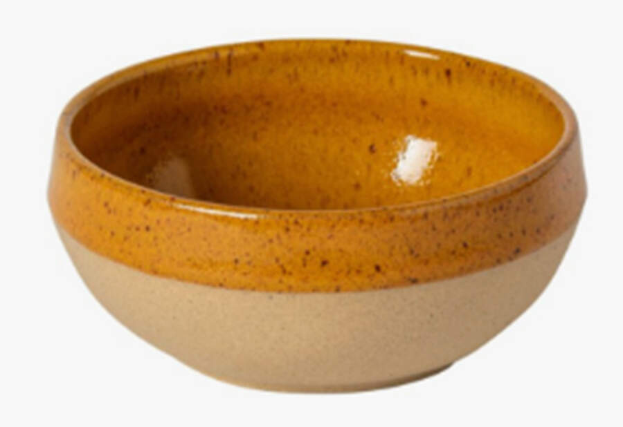 Marrakesh Cumin (Yellow) Fruit/Dessert (Sauce) Bowl by Costa Nova China-1
