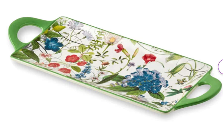 Greenhouse 15" Rectangular Handled Tray by Certified International-1