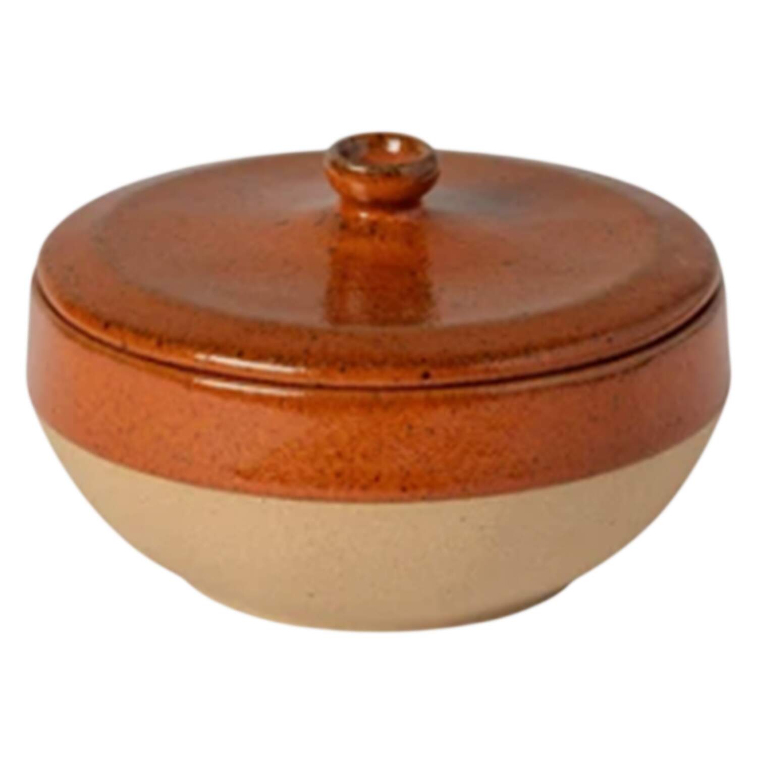 Marrakesh Cannelle (Orange) Individual Casserole & Lid by Costa Nova China-1