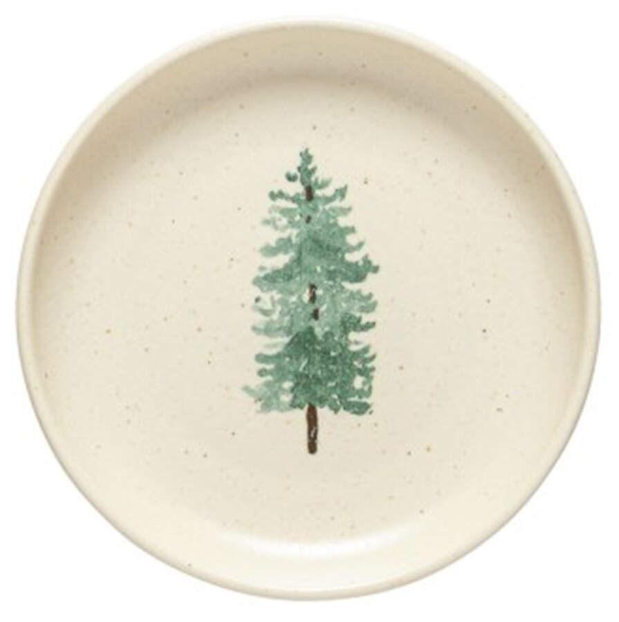 Pacifica Christmas Tree Appetizer Plate by Casafina-1