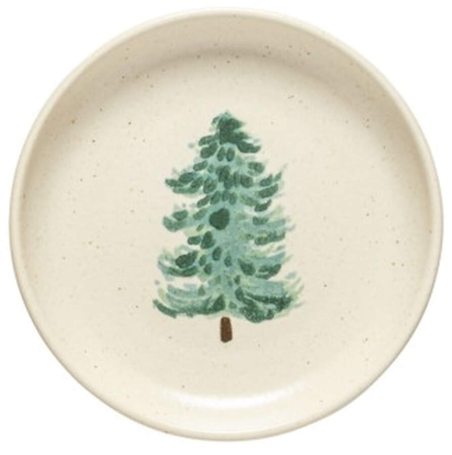 Pacifica Christmas Tree Appetizer Plate by Casafina-1