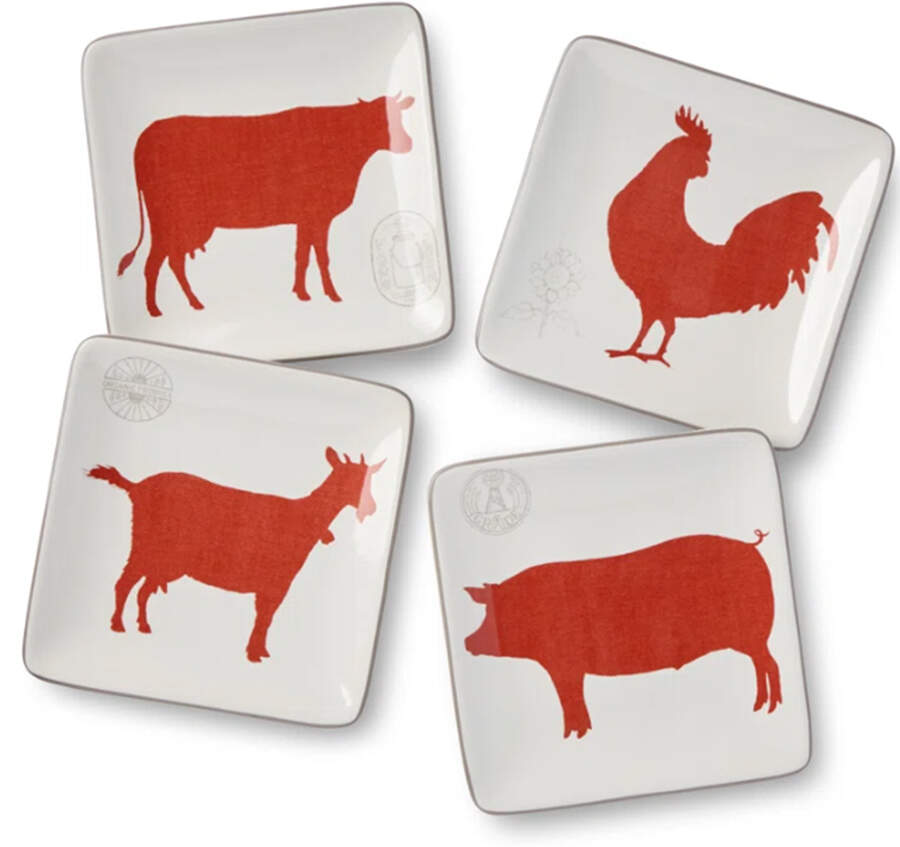 Vintage Farm Canape Plate by Certified International-1