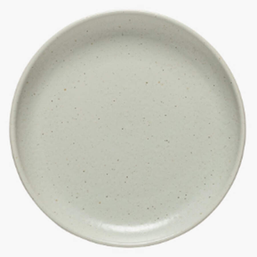 Pacifica Oyster Gray Appetizer Plate by Casafina-1