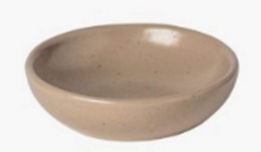 Pacifica Chestnut (Light Brown) Butter Pat by Casafina-1