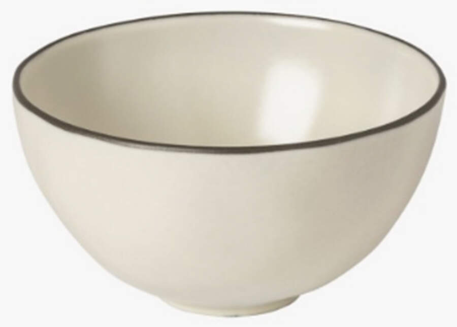 Stacked Organic-Salt (White) Soup/Cereal Bowl by Costa Nova China-1