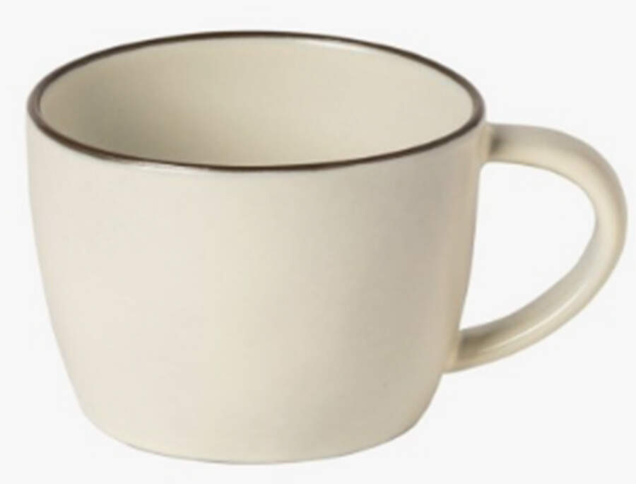 Stacked Organic-Salt (White) Mug by Costa Nova China-1