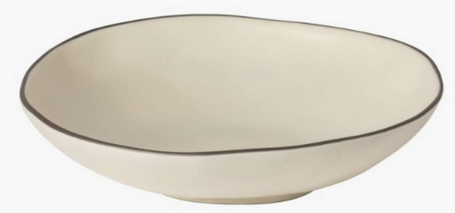 Stacked Organic-Cremini (Tan) 9" Soup/Pasta Bowl by Costa Nova China-1