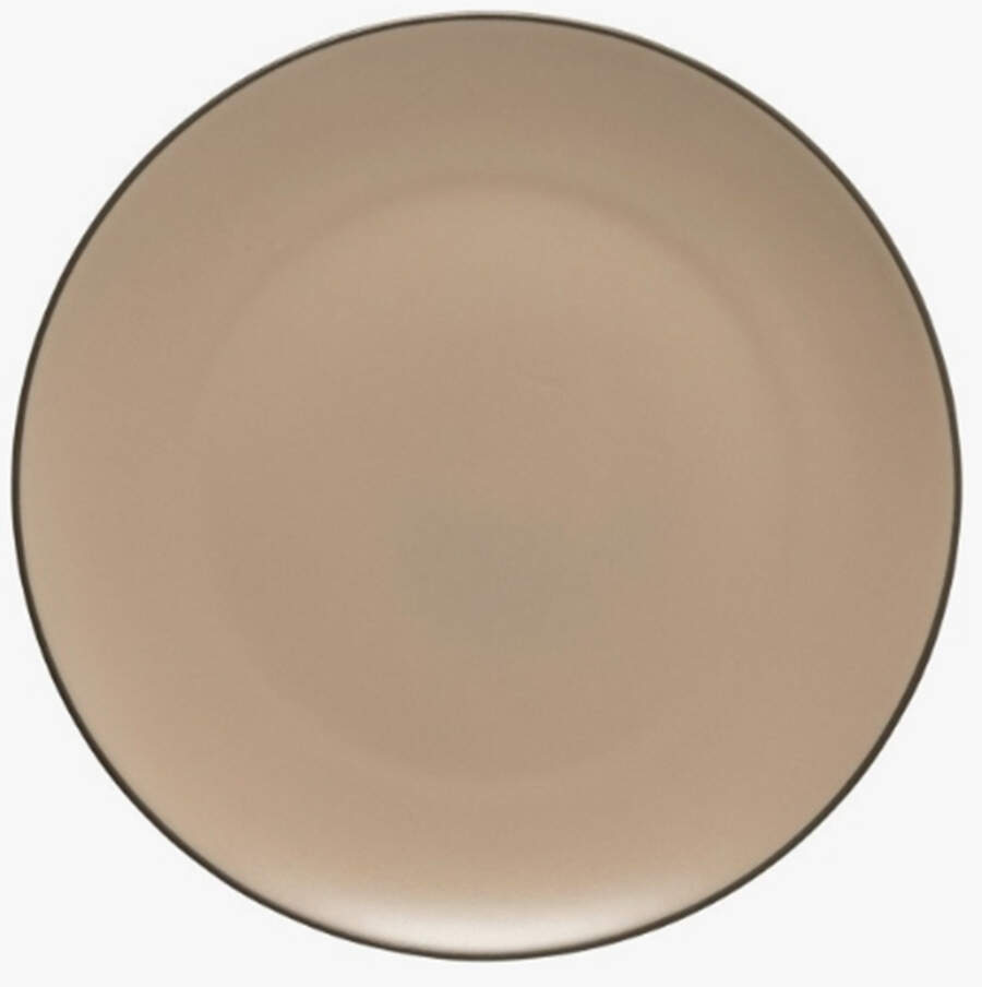 Stacked Organic-Cremini (Tan) Dinner Plate by Costa Nova China-1
