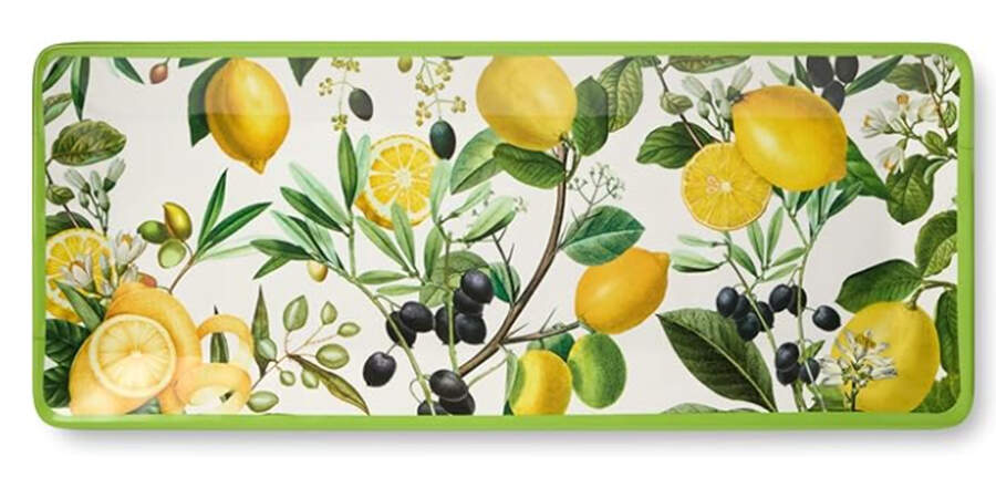 Limone (Melamine) 19" Rectangular Tray by Certified International-1