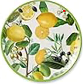 Limone (Melamine) 14" Round Platter by Certified International-1
