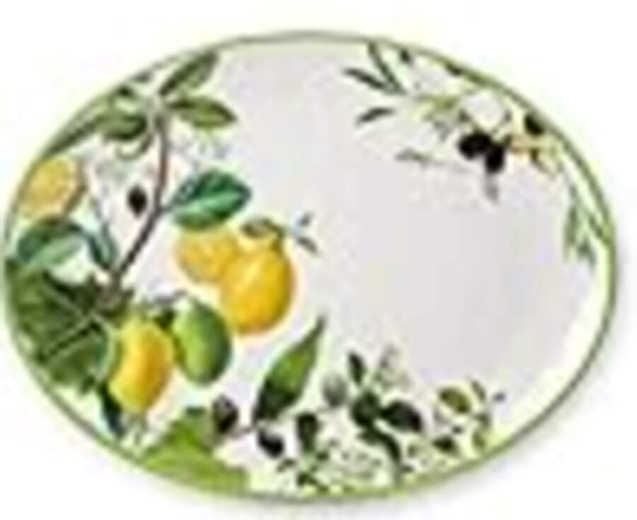 Limone (Melamine) 18" Oval Serving Platter by Certified International-1