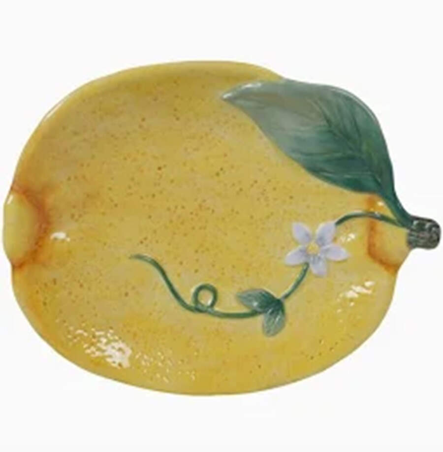 Limone (Melamine) Figural Dessert/Pie Plate by Certified International-1