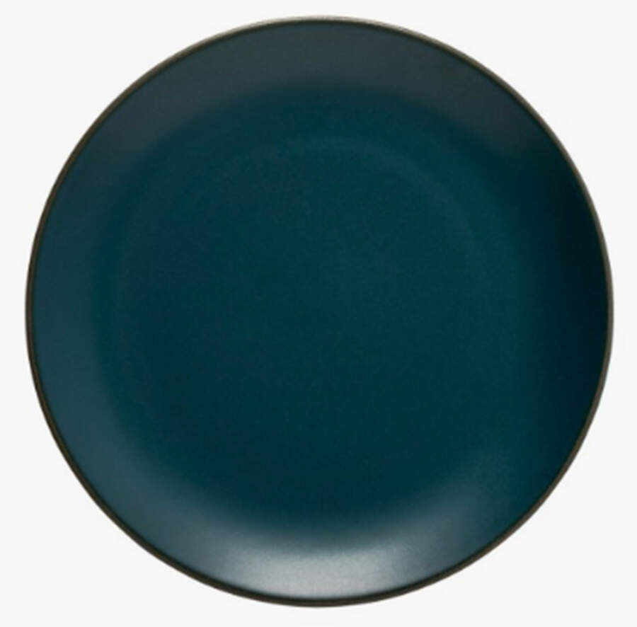 Stacked Organic-Deep Sea (Blue) Salad Plate by Costa Nova China-1