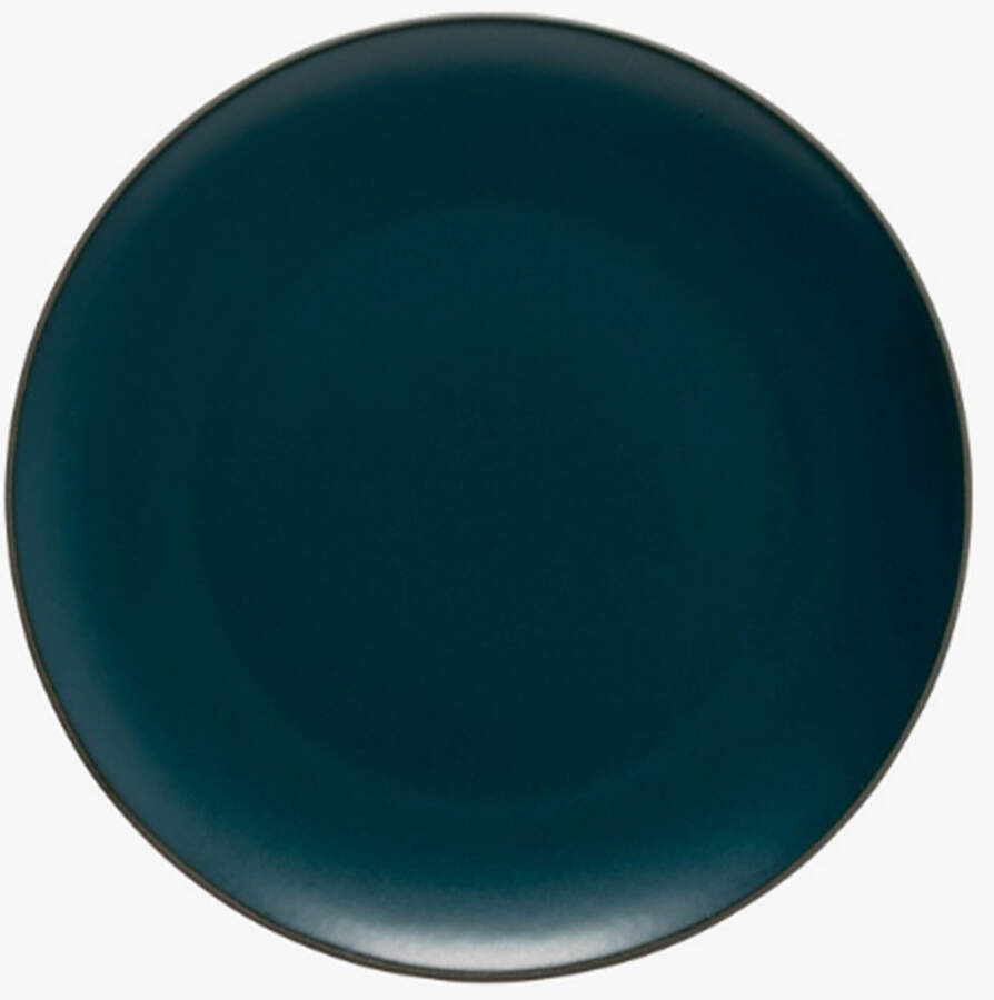 Stacked Organic-Deep Sea (Blue) Dinner Plate by Costa Nova China-1
