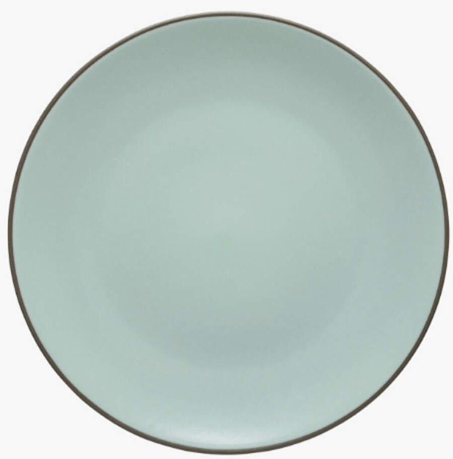 Stacked Organic-Sky (Light Blue) Dinner Plate by Costa Nova China-1
