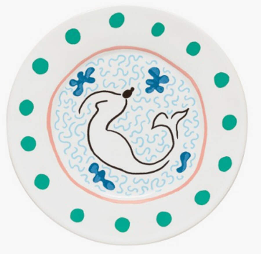 Summer Bliss Salad Plate by Costa Nova China-1