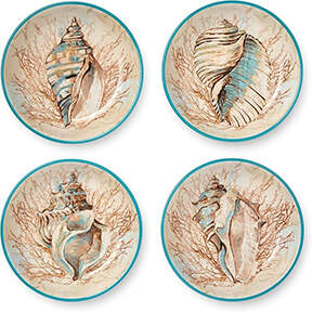 Escape To the Sea 9" Soup/Pasta Bowl by Certified International-1