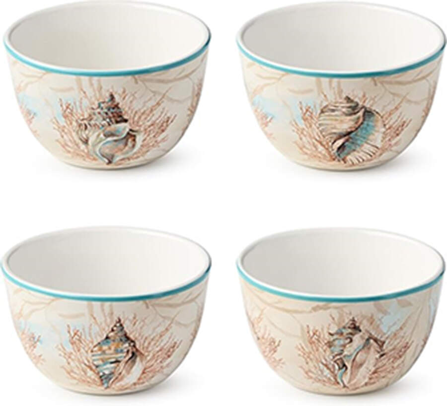 Escape To the Sea Individual Ice Cream/Dessert Bowl by Certified International-1