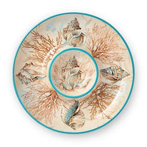Escape To the Sea 1 Piece Chip & Dip by Certified International-1