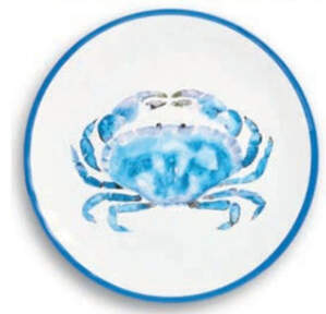 Beach House Crab (Melamine) Dinner Plate by Certified International-1