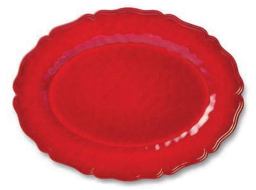 Isabella (Melamine) 18" Oval Serving Platter by Certified International-1