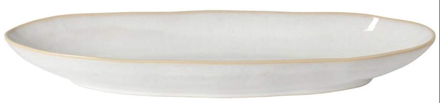 Brisa Branca 16" Oval Serving Platter by Costa Nova China-1