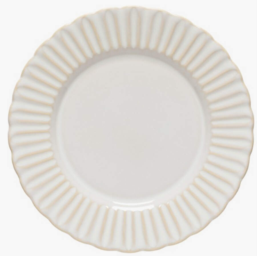 Cristal White Dinner Plate by Costa Nova China-1