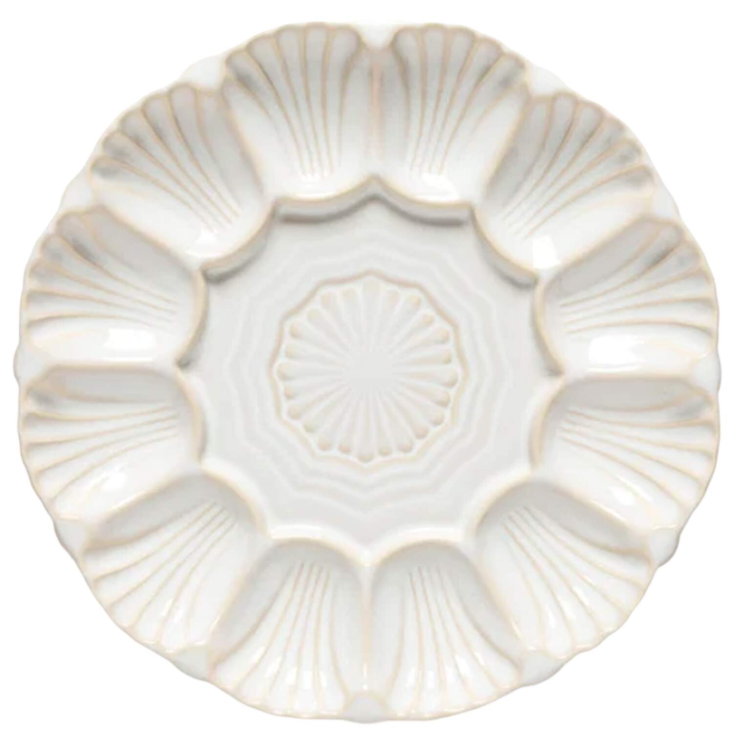 Cristal White Appetizer Plate by Costa Nova China-1