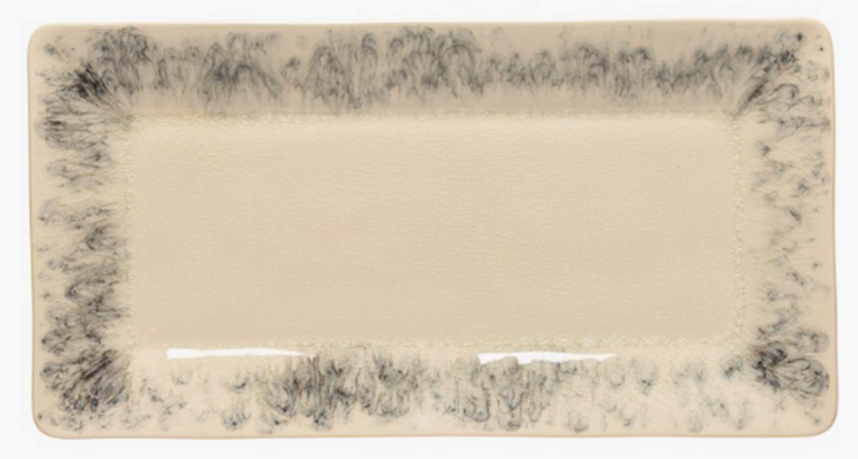 Madeira-Cream 13" Rectangular Tray by Costa Nova China-1