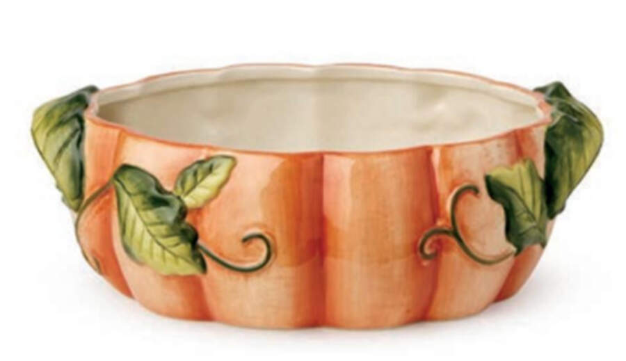 Harvest Fields 10" Figural Serving Bowl by Certified International-1