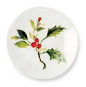 Holly and Vines Salad/Dessert Plate by Certified International-1