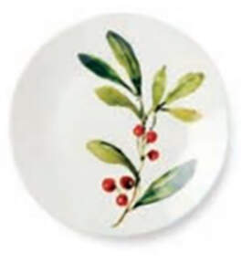 Holly and Vines Salad/Dessert Plate by Certified International-1