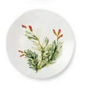 Holly and Vines Salad/Dessert Plate by Certified International-1