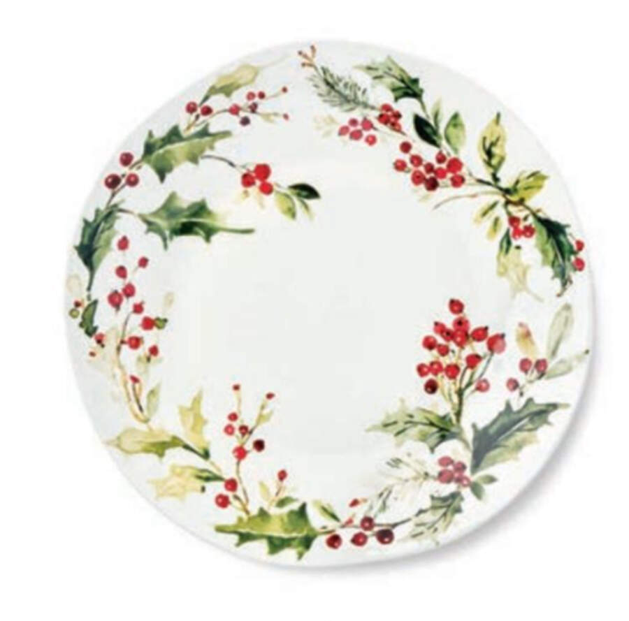 Holly and Vines 13" Round Platter by Certified International-1