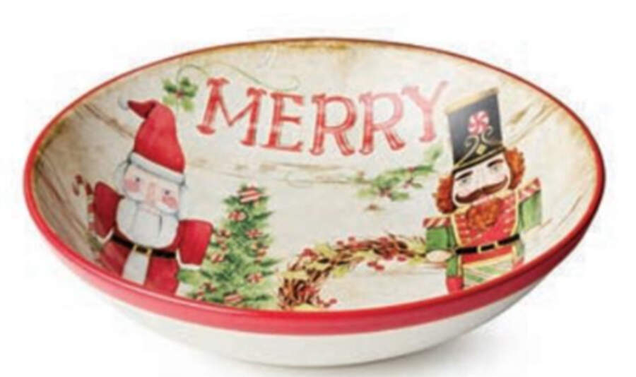 Nutcracker Parade 13" Pasta Serving Bowl by Certified International-1