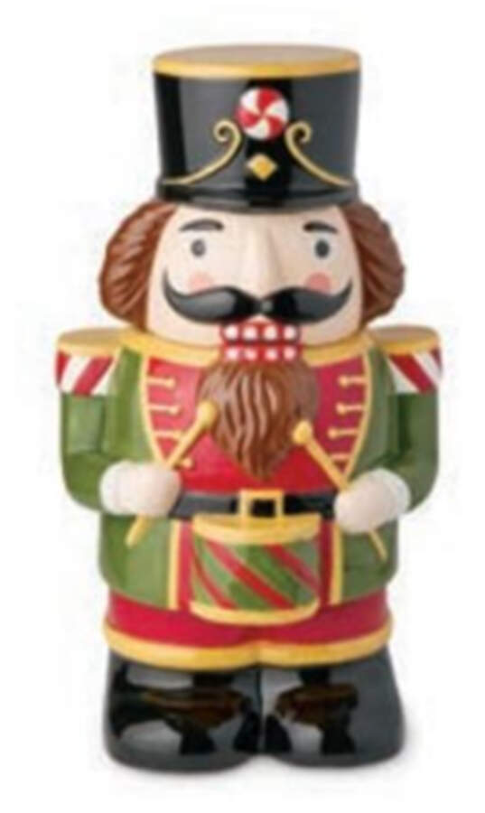 Nutcracker Parade Figural Cookie Jar & Lid by Certified International-1