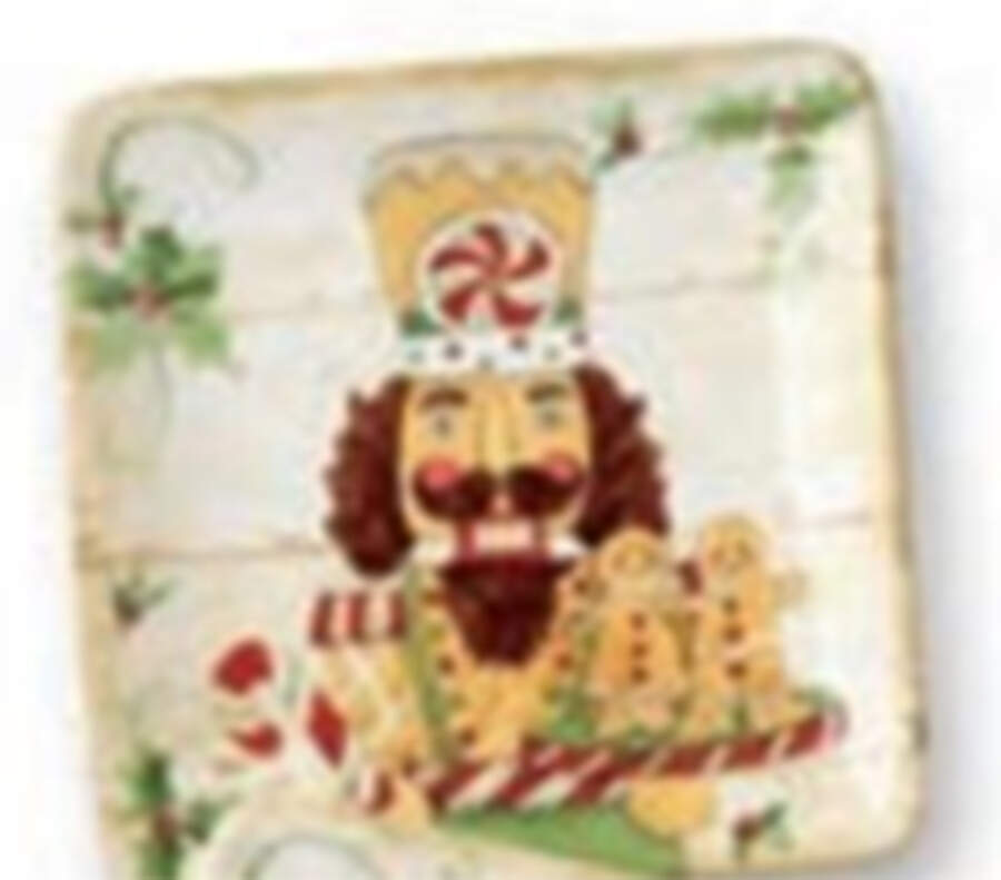 Nutcracker Parade Canape Plate by Certified International-1