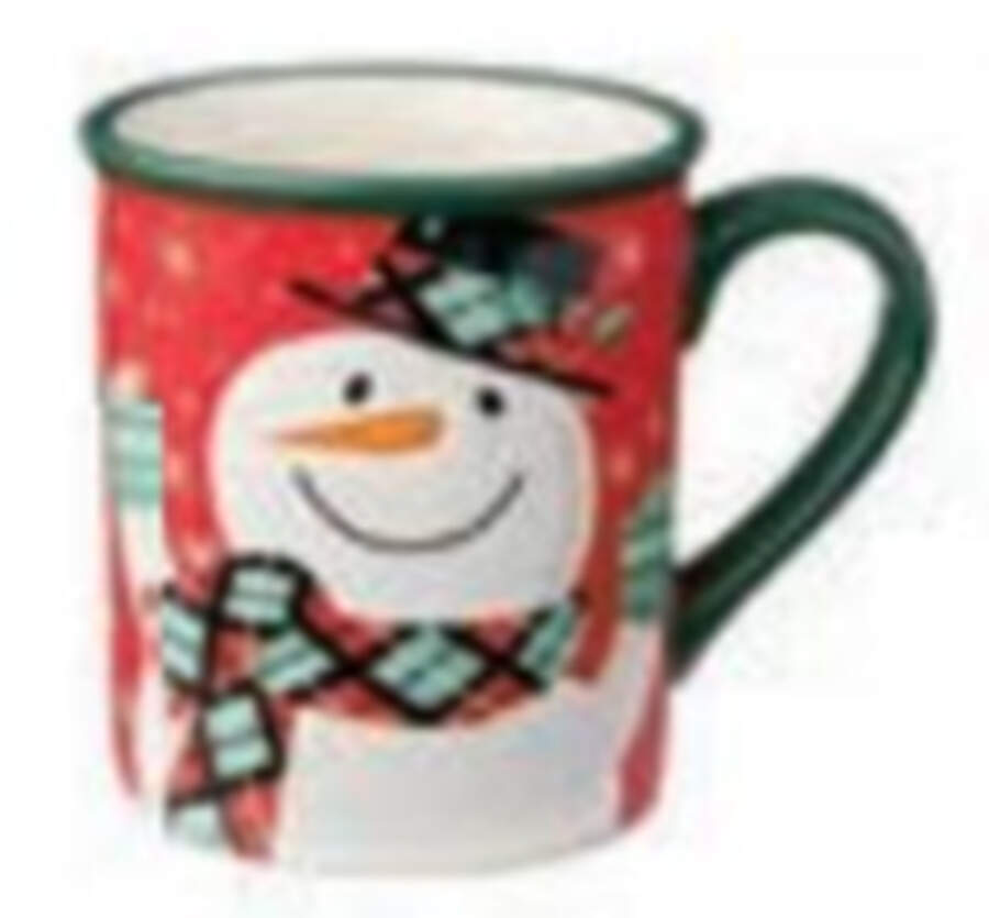 Festive Christmas Snowman Mug by Certified International-1