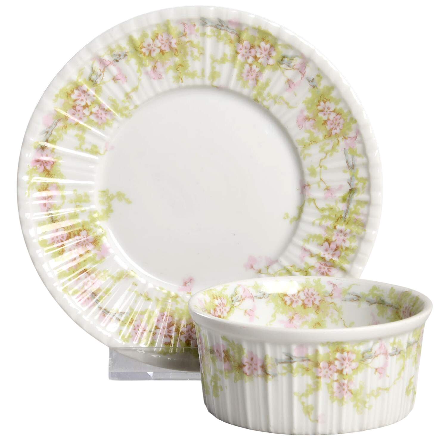 SCH389-4 Ramekin & Saucer Set by Charles Field Haviland-1