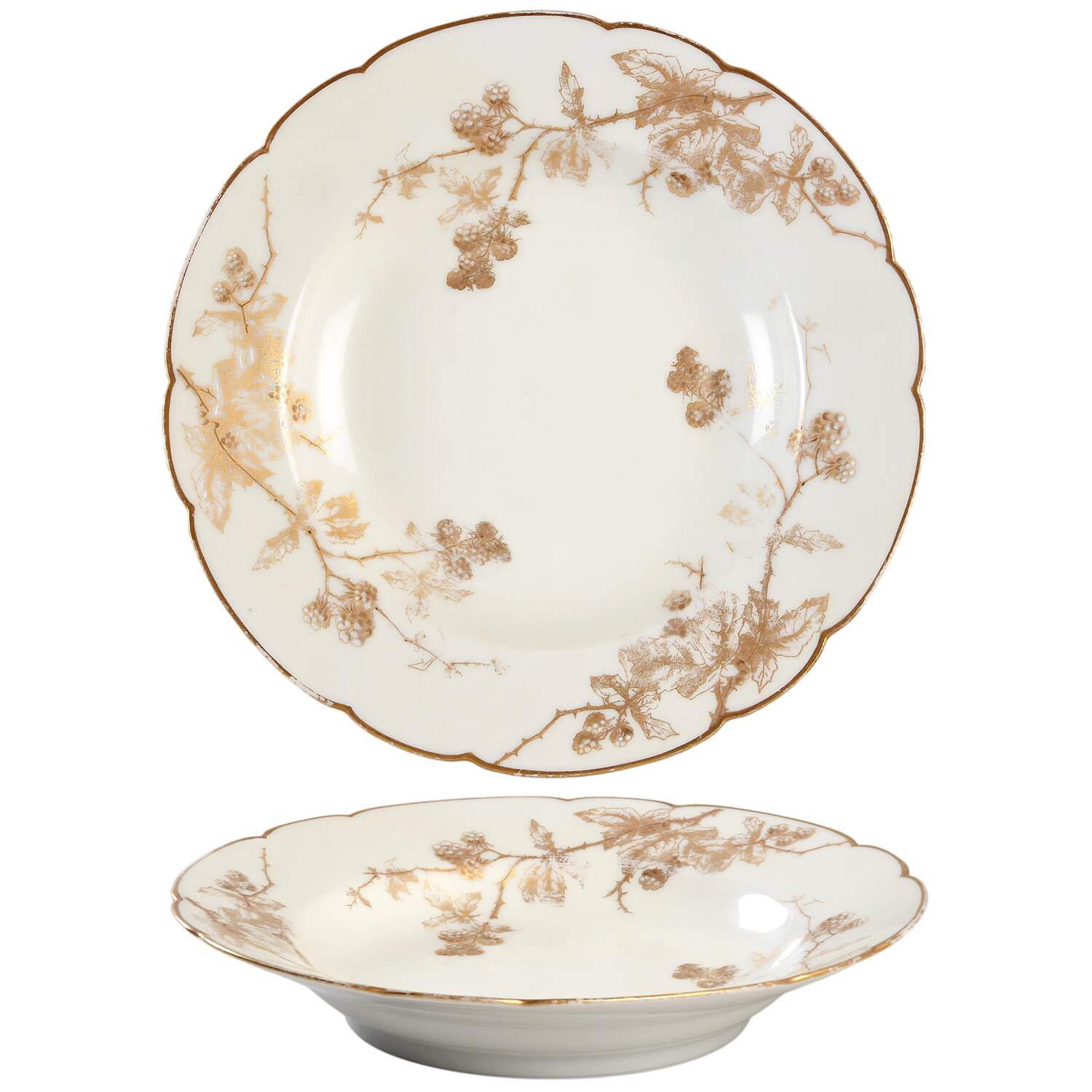CHF2033 Large Rim Soup Bowl by Charles Field Haviland-1