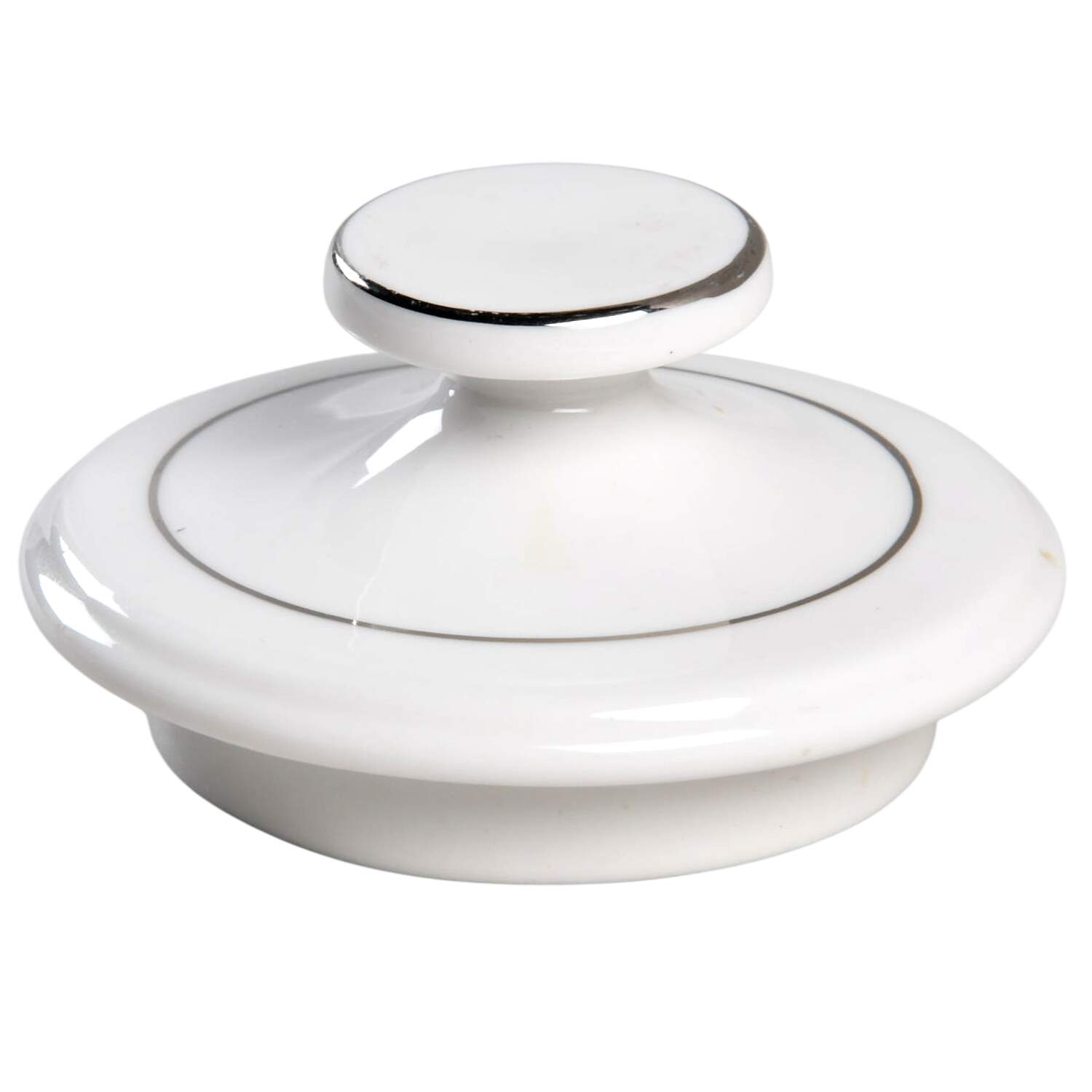 CX877 Platinum Trim Lid for Sugar Bowl by China (Made in China)-1