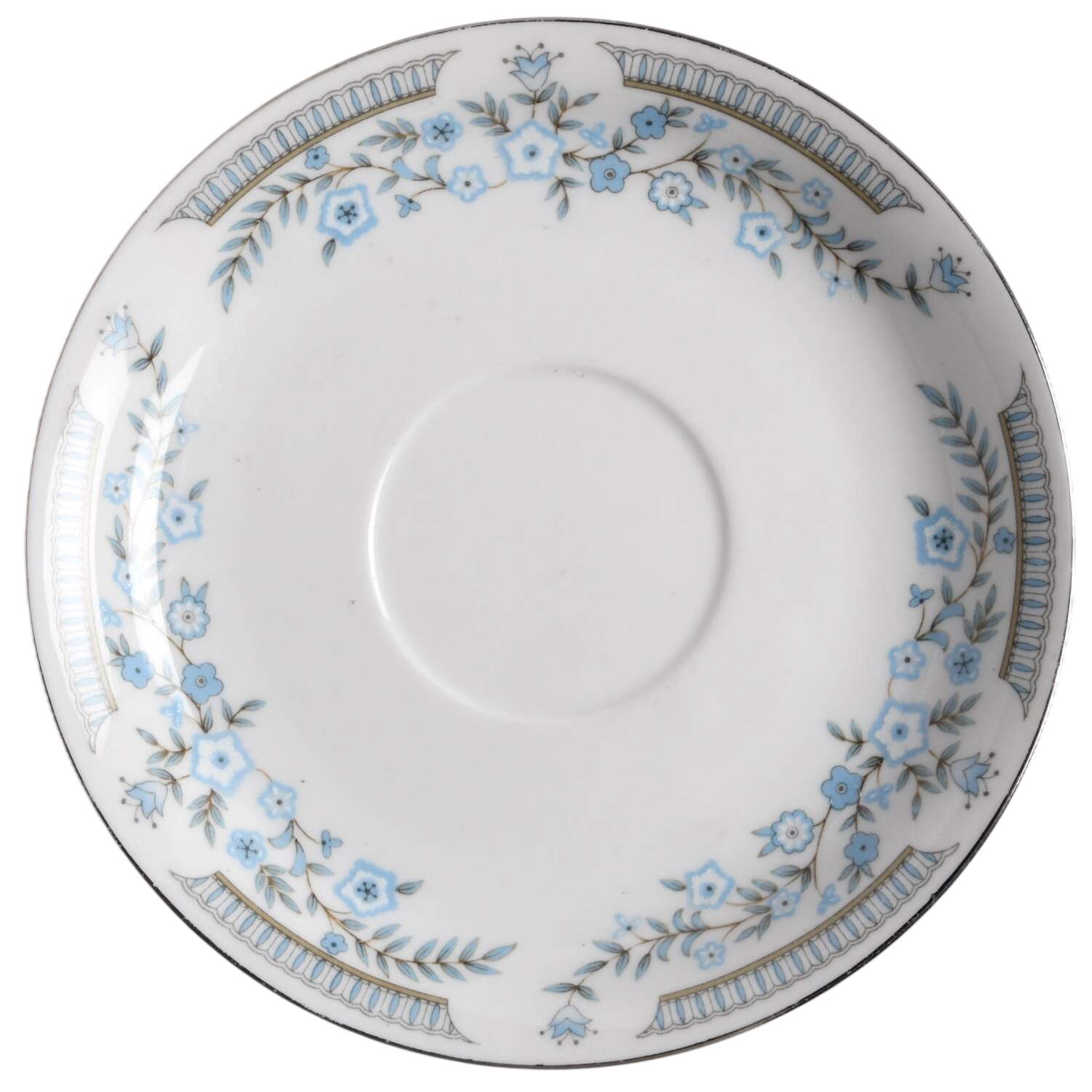 CX877 Platinum Trim Saucer by China (Made in China)-1