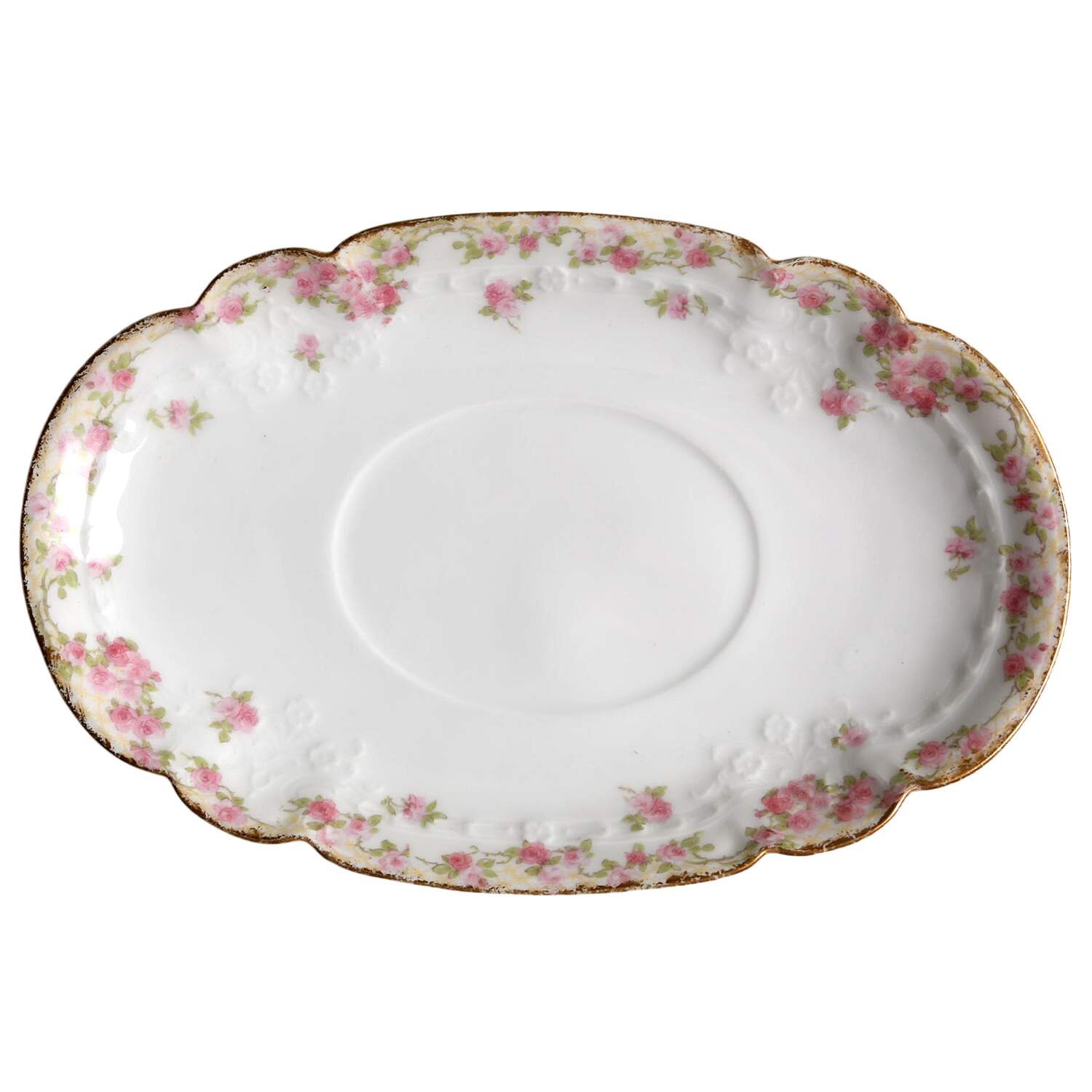 CHF2041 Underplate for Gravy Boat by Charles Field Haviland-1
