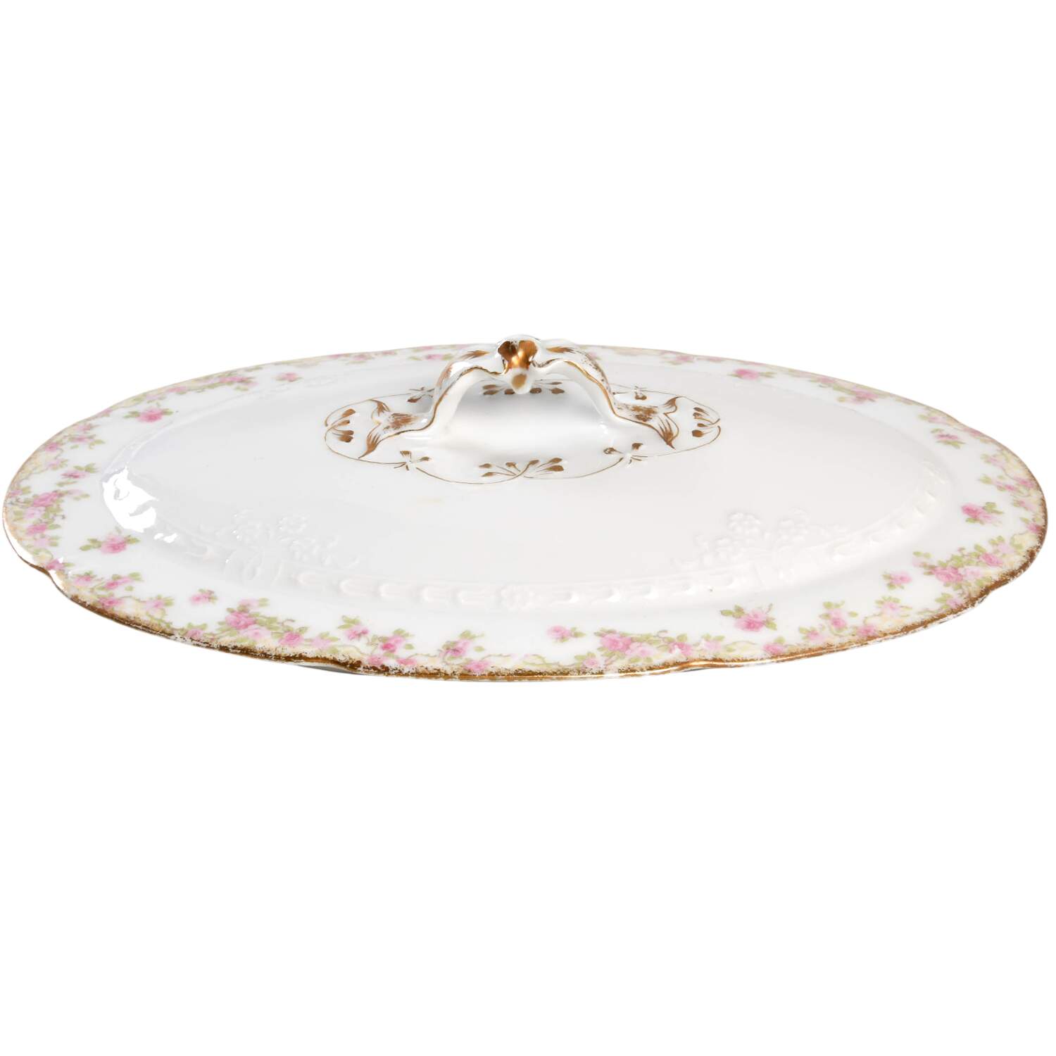 CHF2041 Lid for Oval Vegetable by Charles Field Haviland-1