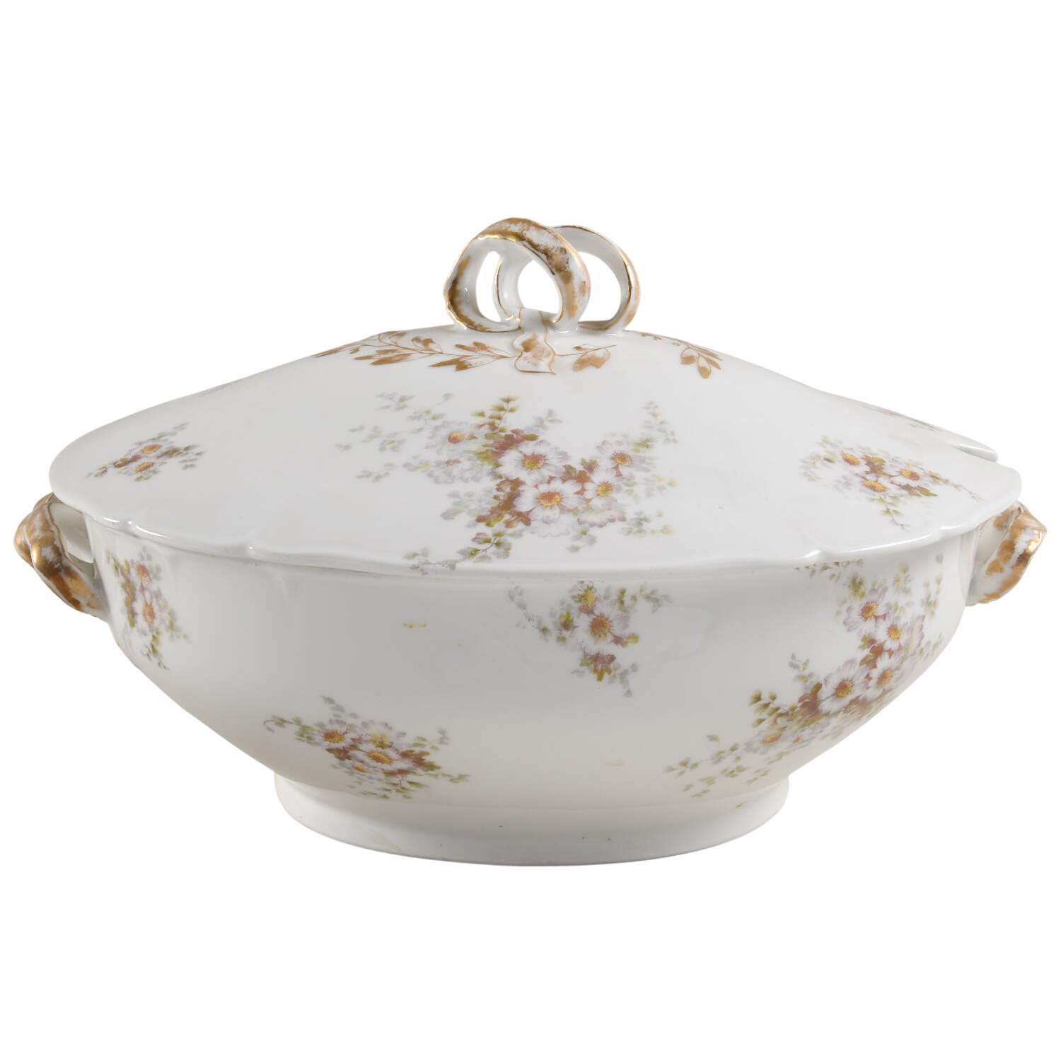 CHF2042 Oval Covered Vegetable by Charles Field Haviland-1