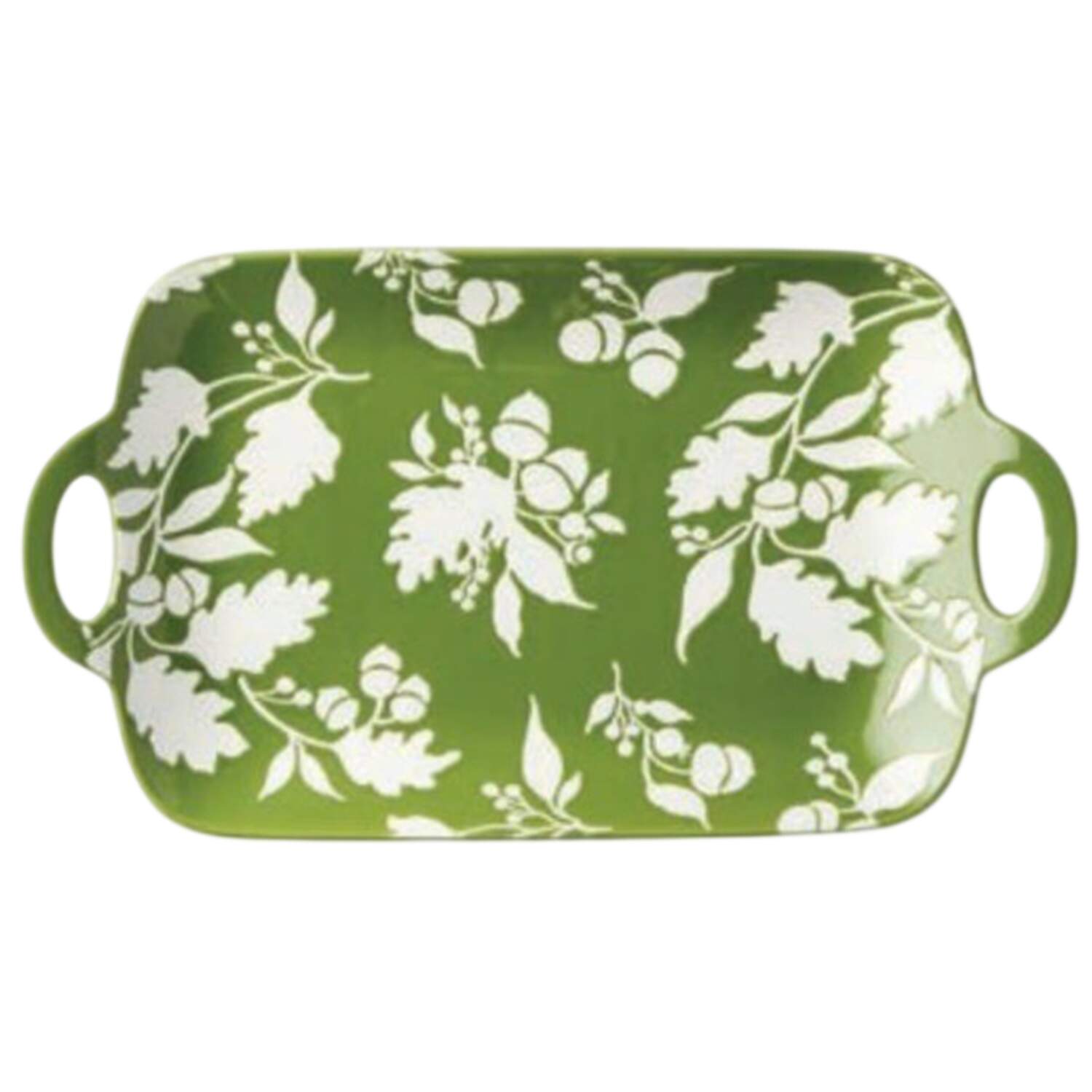 Autumn Meadows 14" Rectangular Handled Tray by Certified International-1