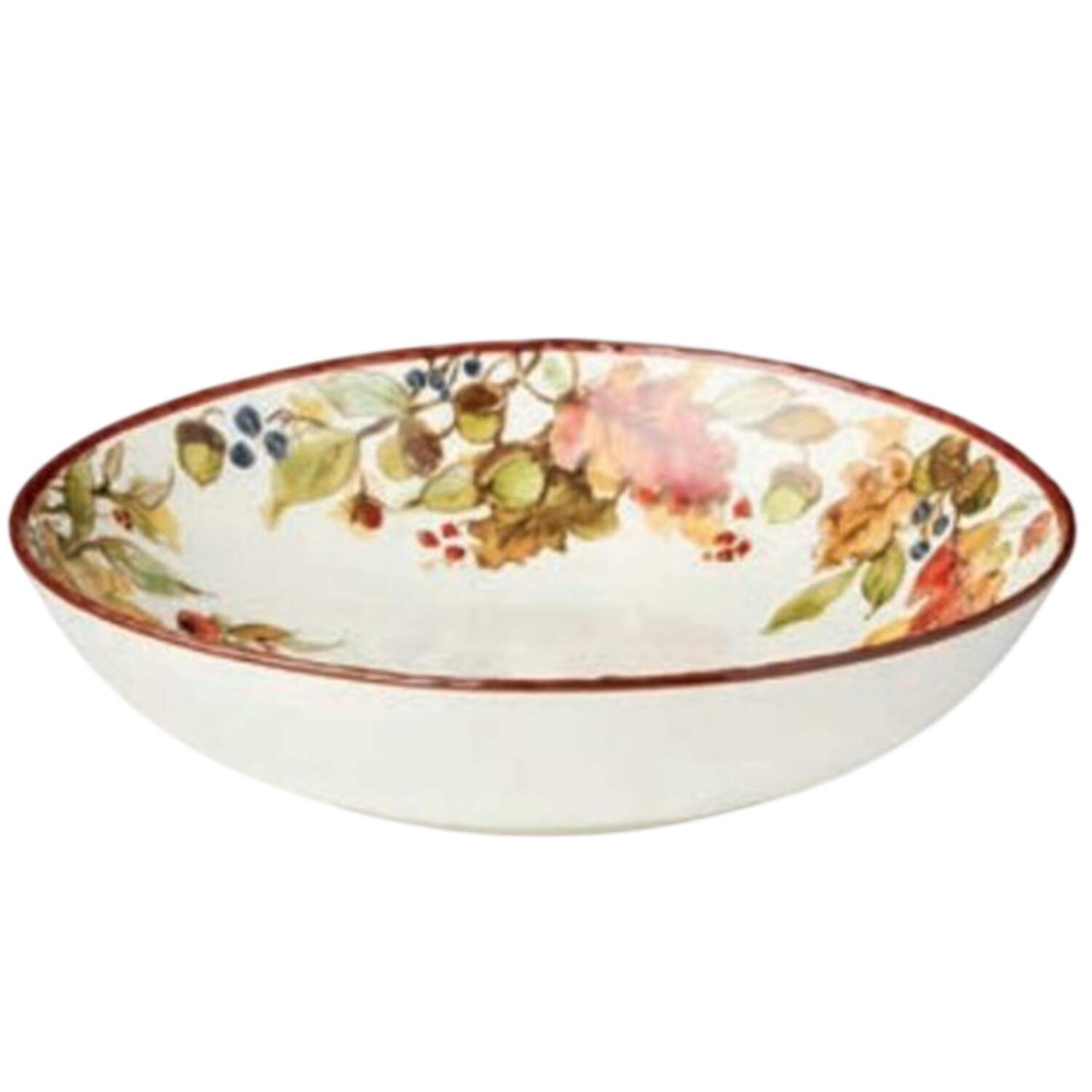 Autumn Meadows 13" Round Serving Bowl by Certified International-1