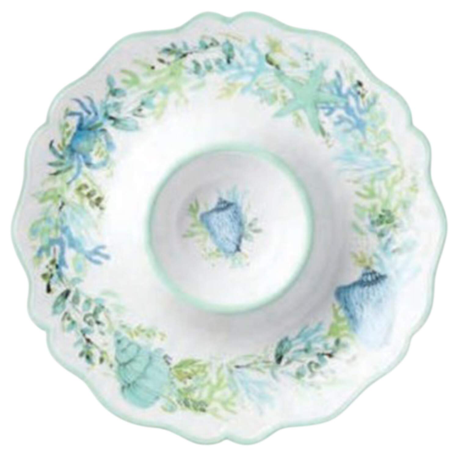 Sea Glass 1 Piece Chip & Dip by Certified International-1