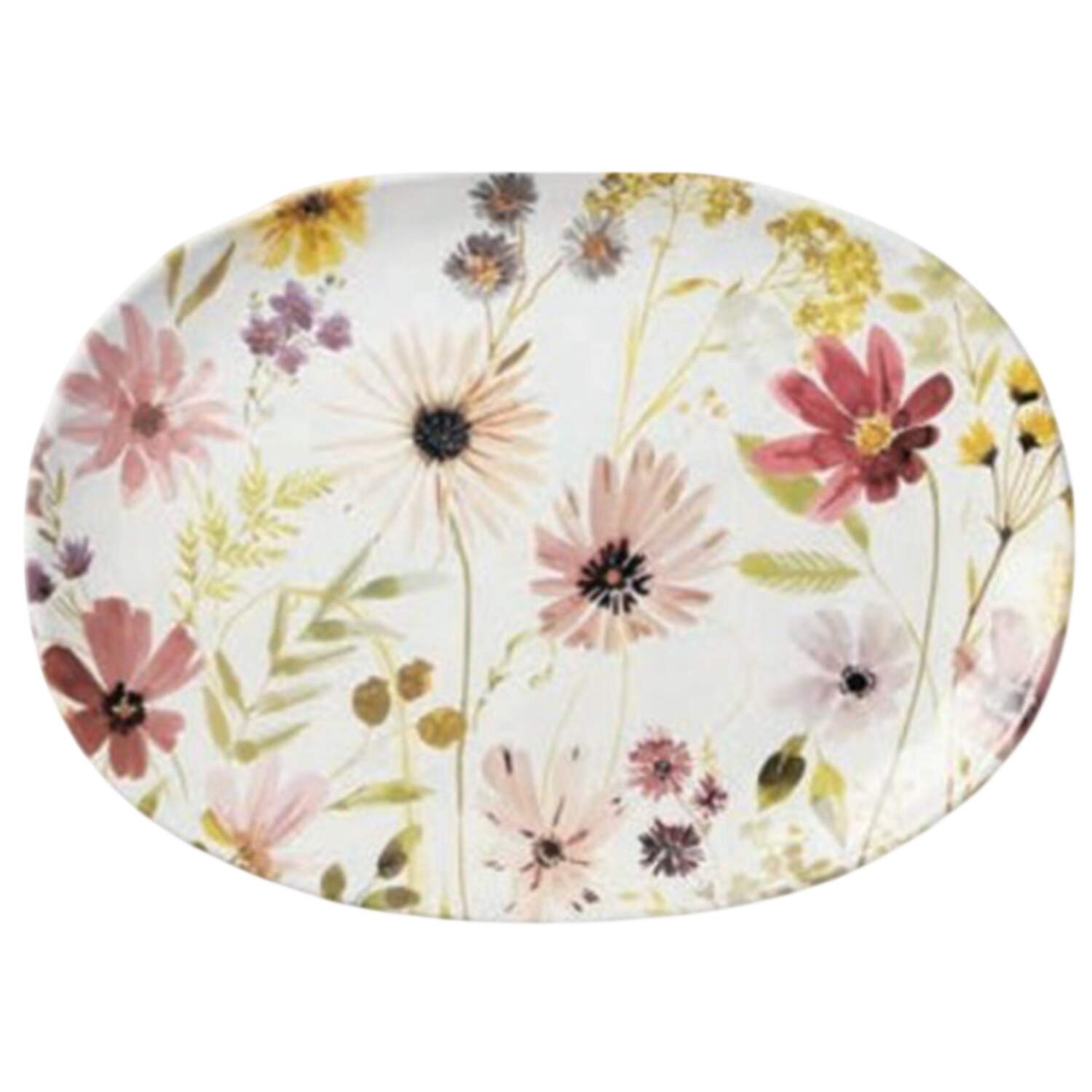 Wildflowers 16" Oval Serving Platter by Certified International-1