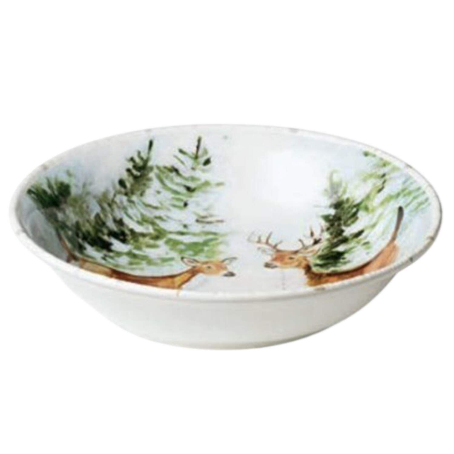 Winter's Cabin 13" Round Serving Bowl by Certified International-1